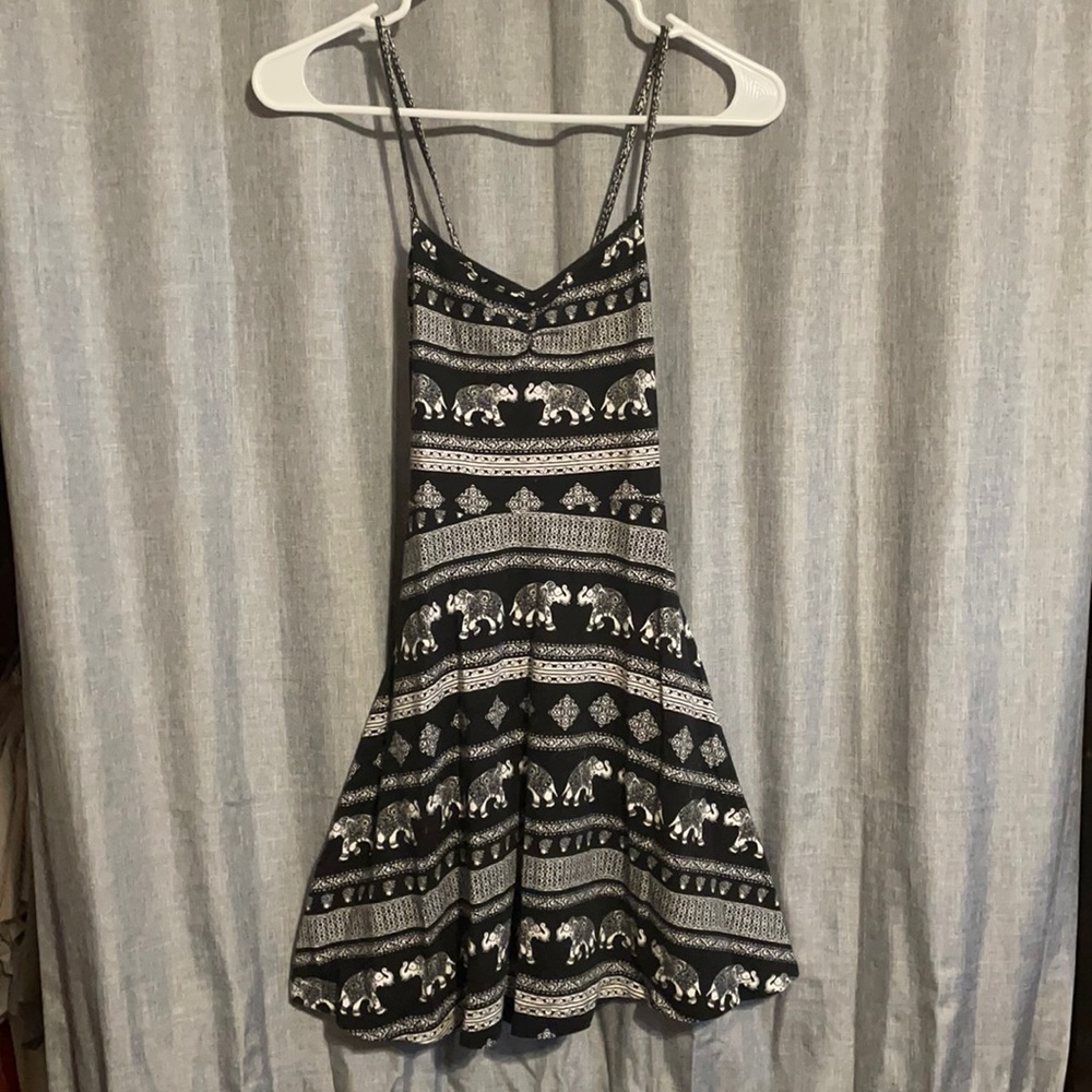 Black Pattern Dress
